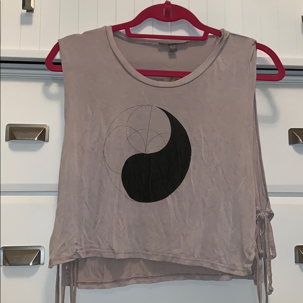 Ying yang tank top